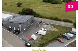 Geschäftslokal mieten in 76689 Karlsdorf-Neuthard, Moderne Industriehalle mit Büros und großem Außenbereich in Karlsdorf – Perfekt für Ihr Unternehmen!