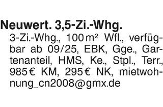 Wohnung mieten in 74564 Crailsheim, Neuwert. 3,5-Zi.-Whg.