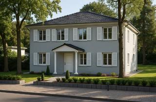 Villa kaufen in 14532 Kleinmachnow, Kleinmachnow - Projekt mit Vollausstattung - Maler, Parkett, Keller, Alurollläden