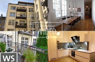 Loft kaufen in Greifswalder Str. 40, 10405 Prenzlauer Berg, Ruhiges Loft, 3 Zimmer, 129 m², Parkett, 2x Bad/WC, 2x Balkon, offene Küche, Fahrstuhl!