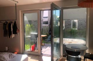 Wohnung mieten in Friedrich-Engels-Straße 80, 13156 Niederschönhausen (Pankow), Geschmackvolle 1-Raum-Terrassenwohnung mit geh. Innenausstattung mit EBK