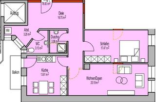 Wohnung mieten in 97980 Bad Mergentheim, Neue renovierte stillvolle 2 Zimmer Wohnung mit Balkon - Zentral gelegen