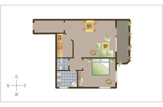 Wohnung mieten in Schlesierweg, 21502 Geesthacht, Geschmackvolle, sanierte 2-Zimmer-Wohnung mit Einbauküche in Geesthacht