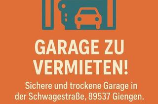 Lager mieten in 89537 Giengen, Garage, Stellplatz, Lager zu vermieten
