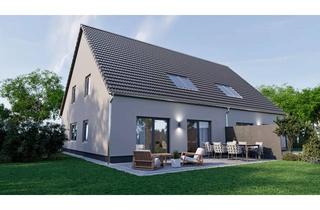 Doppelhaushälfte kaufen in 33818 Leopoldshöhe, Neubau Doppelhaushälfte, Ideal für die junge Familie, inkl. Bodenplatte, FBH, A+, PV, Lüftung