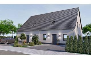 Doppelhaushälfte kaufen in 33818 Leopoldshöhe, Neubau Doppelhaushälfte, Ideal für die junge Familie, inkl. Bodenplatte, FBH, A+, PV, Lüftung