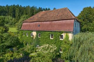 Haus kaufen in 94110 Wegscheid, Denkmalgeschütztes Wohnhaus aus dem 18. Jahrhundert, ehemaliges Mühlengebäude in idyllischem Garten