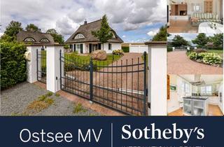 Villa kaufen in 18573 Rambin, Reetanwesen mit parkähnlichem Grundstück & Doppelgarage – NEU - JETZT ALS DAUERWOHNSITZ NUTZBAR!