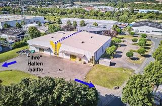 Büro zu mieten in 35614 Aßlar, 600 m2 solide Halle und 150 m2 modernes Büro zwischen WZ und Asslar