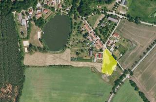 Grundstück zu kaufen in 17139 Gielow, Natur pur: Freizeitgrundstück mit Fundament & Seezugang