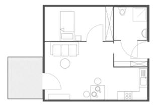 Immobilie mieten in Josefstraße 10, 72534 Hayingen, Schöne zentrale 2-Zimmer Wohnung mit EBK in Hayingen