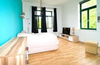 Immobilie mieten in Großenhainer Str. 165, 01129 Pieschen-Nord/Trachenberge, Komplett möblierte 2-Zimmer Wohnung in Dresden Pieschen / Wilder Mann