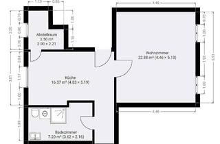Büro zu mieten in 15757 Halbe, Ruhige Gewerbeeinheit – als Büro, Atelier oder stilles Gewerbe