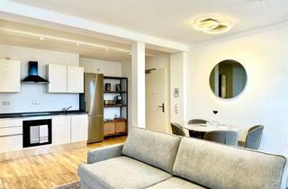 Wohnung mieten in Marktplatz 3a, 09557 Flöha, Hochwertig möbliertes City-Apartment im schönsten Haus in der Alten Baumwolle! Großzügige 2 Zimmer- Wohnung im 4. OG mit Weitblick+ Fußbodenheizung + offene Küche + Aufzug + Stellplatz