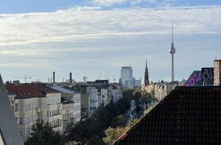 Wohnung mieten in Schönhauser Allee 130, 10437 Prenzlauer Berg, Single-DG-Wohnung mit schöner Dachterrasse u. traumhaften Ausblick über die Dächer von Berlin