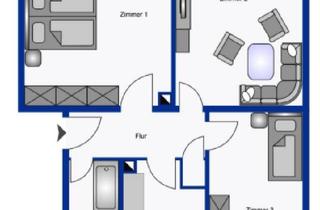 Wohnung mieten in Forstring 63, 63225 Langen, Helle 3-Zimmer-Wohnung mit Balkon in Langen – 70 m² WE 056 (Erstbezug nach Sanierung)