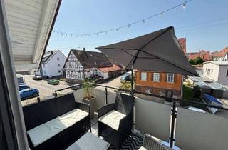 Wohnung mieten in 71088 Holzgerlingen, Helle 2-Zimmer-Dachgeschosswohnung mit EBK und Balkon