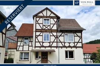 Einfamilienhaus kaufen in 37293 Herleshausen, Gepflegtes Einfamilienhaus mit Obstgarten und Scheune
