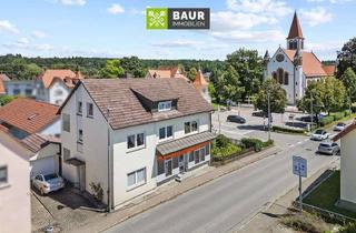 Haus kaufen in 88284 Wolpertswende, Attraktive Kapitalanlage mit 4,8 % Rendite: Vielseitiges Wohn- und Geschäftshaus in Mochenwangen