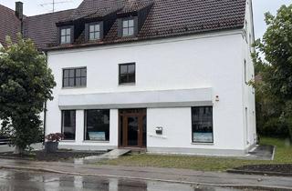 Gewerbeimmobilie kaufen in 86850 Fischach, Ladeneinheit / Büro / Praxis / Lager mit 8 Stellplätzen