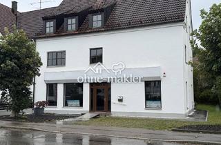 Gewerbeimmobilie kaufen in 86850 Fischach, Ladeneinheit / Büro / Praxis / Lager mit 8 Stellplätzen