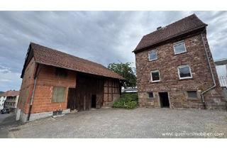 Haus kaufen in 36151 Burghaun, Entkerntes Wohnhaus mit Gerätehalle 18m x 18m in guter Lage von Burghaun zu verkaufen