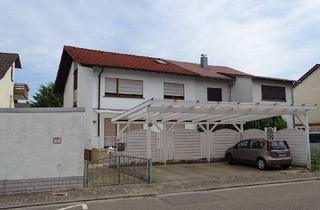 Haus kaufen in 68723 Oftersheim, Oftersheim - Großes Zweifamilienhaus mit 3 Carportstellplätzen, Garage, Verkaufsfläche im Untergeschoss