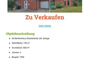 Einfamilienhaus kaufen in 49143 Bissendorf, Bissendorf - Freistehendes Einfamilienhaus in Wissingen + Garage und Garten