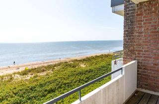 Wohnung kaufen in 25938 Nieblum, Mehr Meerblick geht nicht....Ferienwohnung in erster Strandlage mit direktem Blick auf die Nordsee!