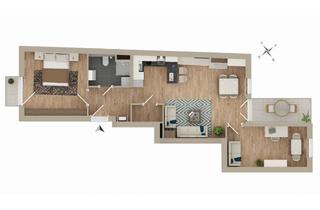 Wohnung kaufen in 76185 Mühlburg, Attraktive Kapitalanlage – Neubau-3-Zimmerwohnung in Uni-Nähe