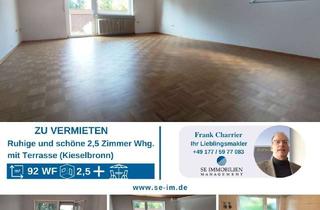 Wohnung mieten in 75249 Kieselbronn, Ruhige, schöne 2,5 Zimmer Whg in Kieselbronn mit Terrasse