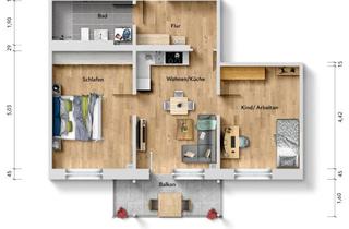 Wohnung mieten in Straße Der Einheit, 99610 Sömmerda, 3-Raum Seniorenwohnung mit/ohne Betreuung, inkl. Aufzug und Balkon ab 1. Quartal 2027 - Typ 3E
