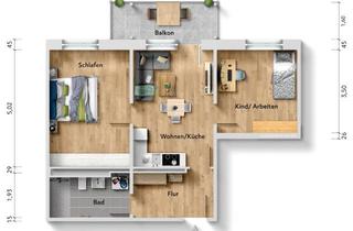 Wohnung mieten in Straße Der Einheit, 99610 Sömmerda, 3-Raum Seniorenwohnung mit/ohne Betreuung, inkl. Aufzug und Balkon ab 1. Quartal 2027 - Typ 3C