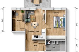 Wohnung mieten in Straße Der Einheit, 99610 Sömmerda, 3-Raum Seniorenwohnung mit/ohne Betreuung, inkl. Aufzug und Balkon ab 1. Quartal 2027 - Typ 3A