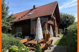 Einfamilienhaus kaufen in 07980 Berga, Skandinavischer Wohntraum: Stilvolles Blockhaus mit Büro/Praxis – gepflegt & bezugsbereit *provisionsfrei