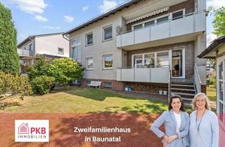 Haus kaufen in 34225 Baunatal, Zweifamilienhaus mit Garage, Garten & zwei Balkone – Ideal für Familien & Investoren