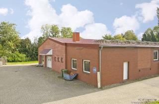 Gewerbeimmobilie kaufen in 26831 Bunde, Gewerbehalle mit Büroräumen und zweiter Lagerhalle