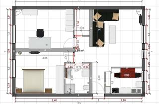 Wohnung mieten in 65439 Flörsheim, Neubau -Erstbezug- helle 3Zimmer Wohnung (mit) Balkon in zentraler Lage inkl. Parkplatz im Innenhof
