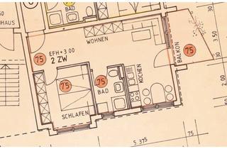 Wohnung mieten in 89150 Laichingen, Erstbezug nach Sanierung mit Balkon: Stilvolle 2,5-Zimmer-Souterrain-Wohnung in Laichingen