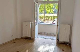 Wohnung mieten in Thomas-Müntzer-Platz 11, 01307 Johannstadt-Nord, ...elbnahe Altbauwohnung mit 2 Balkonen im Hochparterre!