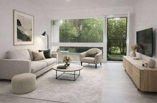 Wohnung kaufen in Am Olympiapark, 80797 Schwabing-West, Charmante, sonnige 2-Zimmer-Terrassenwohnung mit Garten direkt am Olympiapark