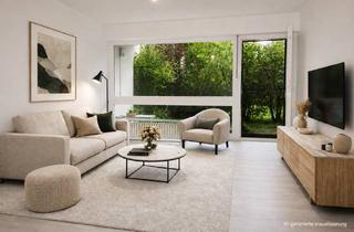 Wohnung kaufen in Am Olympiapark, 80797 Schwabing-West, Charmante, sonnige 2-Zimmer-Terrassenwohnung mit Garten direkt am Olympiapark