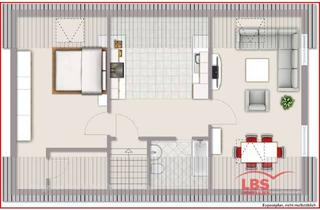 Wohnung mieten in Lindenstraße 3A, 67308 Zellertal, Harxheim- 2 ZKB Dachgeschosswohnung mit Küchenzeile