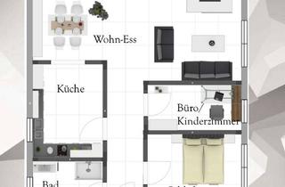 Wohnung mieten in Hopfenberg 14, 31157 Sarstedt, Stilvolle 3-Zimmer-Wohnung mit großzügigem Garten, Balkon & Terrasse – vollständig saniert