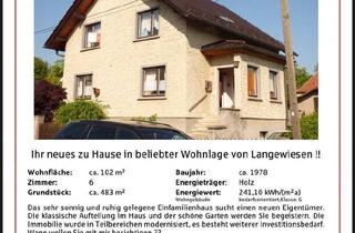 Einfamilienhaus kaufen in 98693 Ilmenau, Ilmenau - Einfamilienhaus in beliebter Wohnlage - ruhige Wohnsiedlung