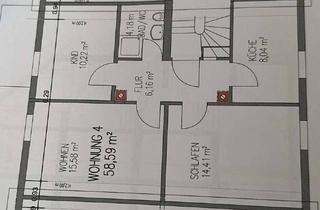 Wohnung mieten in 72172 Sulz, Vollständig renovierte DG-Wohnung mit drei Zimmern und Einbauküche in Sulz