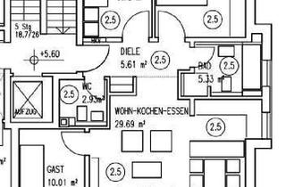 Wohnung mieten in Schloßgäßchen 6A, 55291 Saulheim, Helle 4 ZKBB inkl. TG-Platz mit Lademöglichkeit für E-Auto, EBK