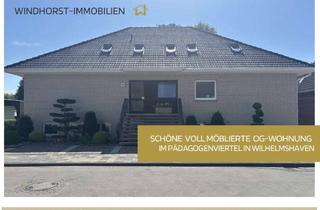 Wohnung mieten in 26384 Heppens, SCHÖNE VOLL MÖBLIERTE OG-WOHNUNG HUMBOLDTRING WILHELMSHAVEN