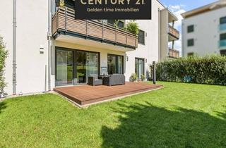 Wohnung kaufen in 83301 Traunreut, Moderne 3,5-Zimmer-Gartenwohnung mit Tiefgarage & Carport in Traunreut