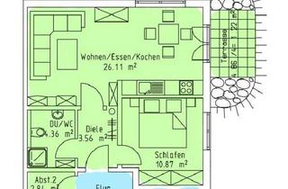 Wohnung mieten in Sankt-Martin-Straße 14, 77767 Appenweier, Neuwertige Souterrain-Wohnung mit zwei Zimmern in Appenweier-Urloffen